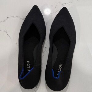 Rothy's Women Black Point Flats